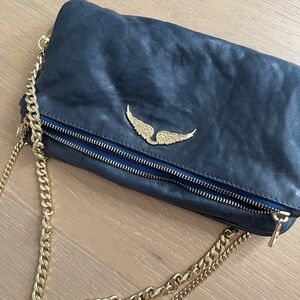 zadig and voltaire shoulder bag in perfect condition